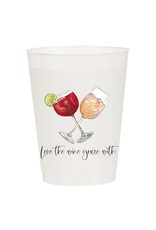 Sip Hip Hooray Love the Wine You're With - Reusable Cups - Set of 10