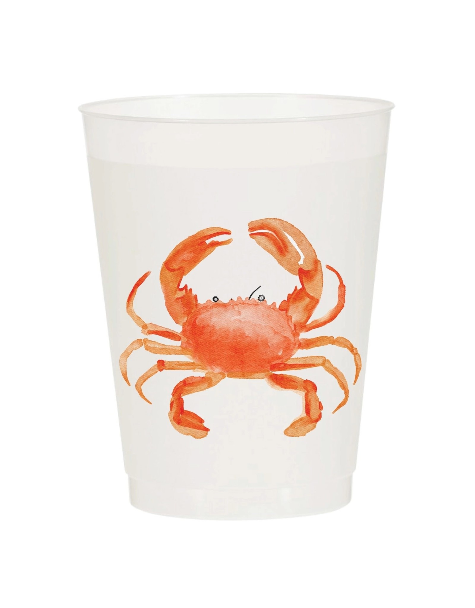 Sip Hip Hooray Stone Crab Reusable Cups - Set of 10