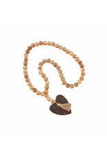 Mudpie Heart Beaded Tassel Decor Beads-3A