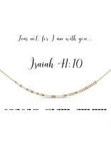 Dot And Dash Designs Dot and Dashe - Isaiah 41:10 Necklace