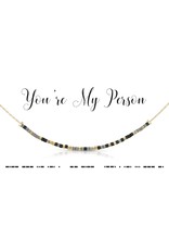 Dot And Dash Designs You're My Person Necklace