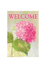Magnolia Garden Flag Company Hydrangea-Welcome Flag Garden Flag