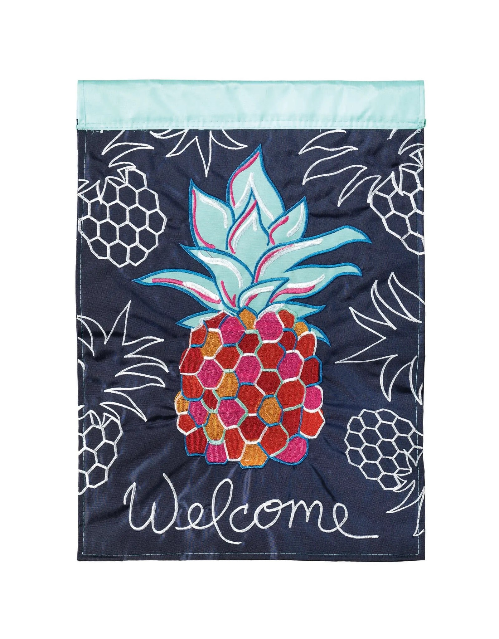 Magnolia Garden Flag Company Whimsy Pineapple Garden Flag