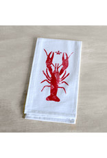 The Royal Standard Watercolor Crawfish Flour Sack Hand Towel