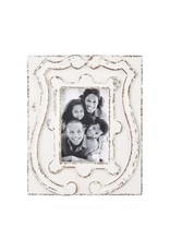 Mud Pie 4x6 Antiqued Crest Frame