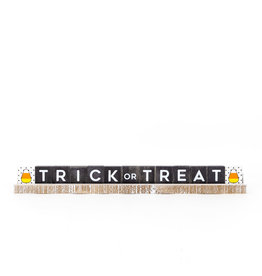 Adams & Co. Wood Lege Trick or Treat Sign