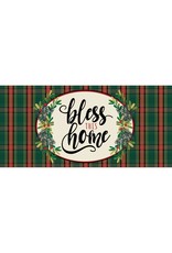 Evergreen Enterprises Bless this Home Plaid Sassafras Switch Mat