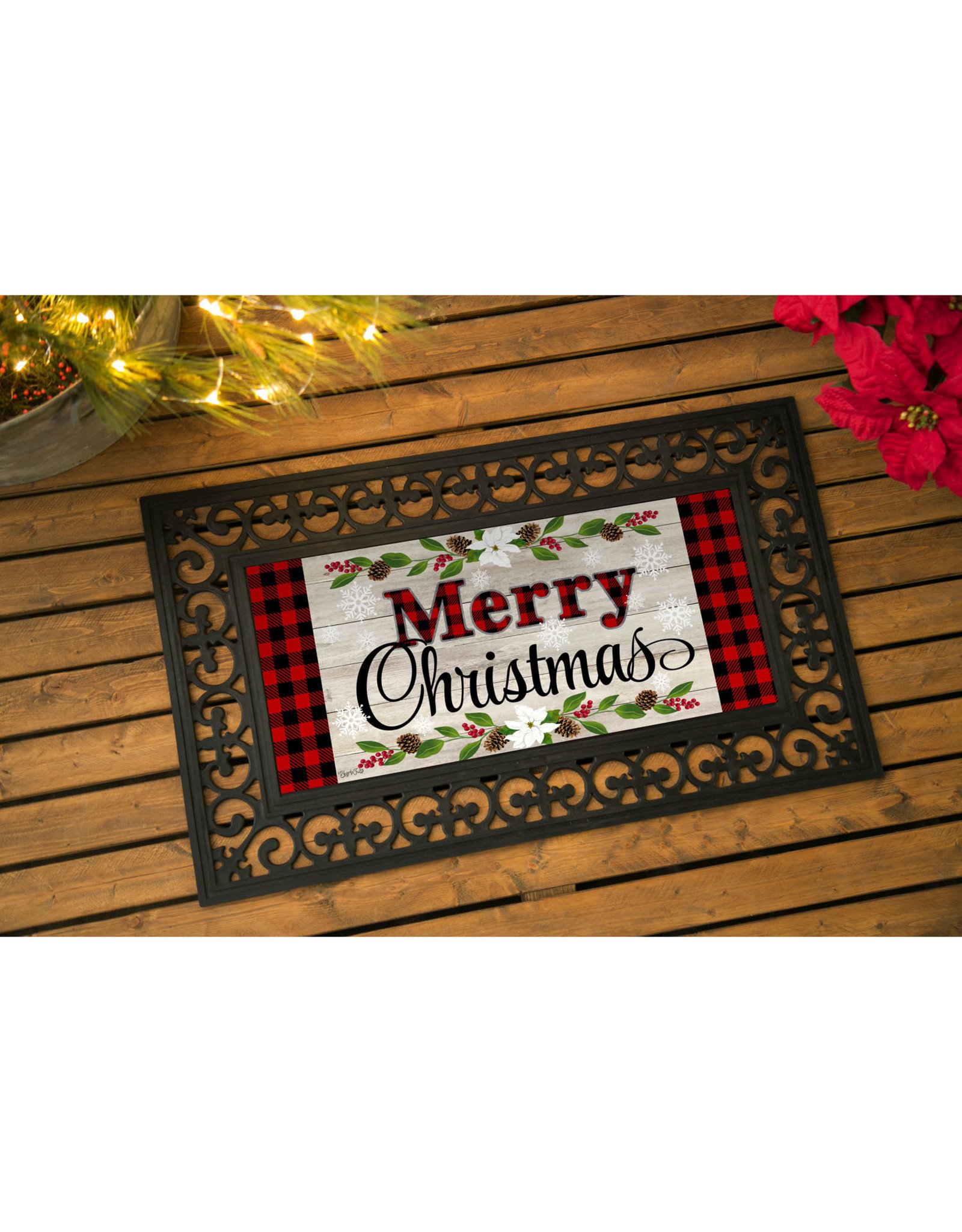 Evergreen Enterprises Christmas Sentiments Sassafras Switch Mat