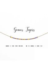 Dot And Dash Designs Geaux Tigers Necklace