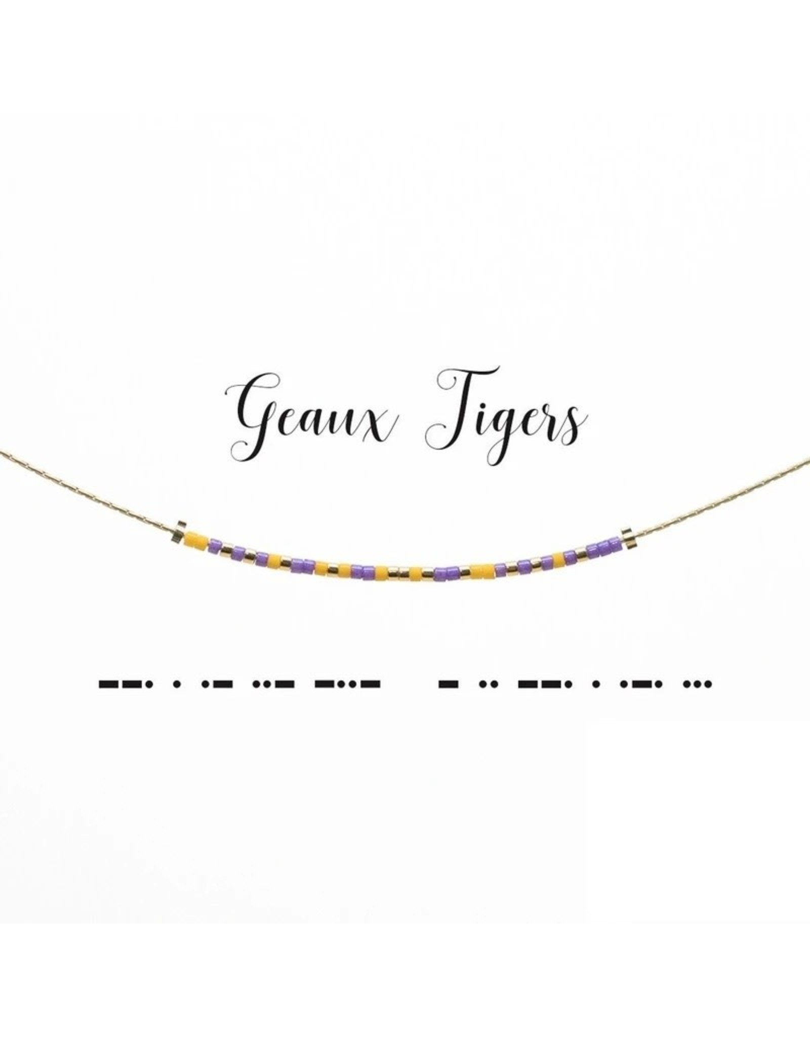 Dot And Dash Designs Geaux Tigers Necklace