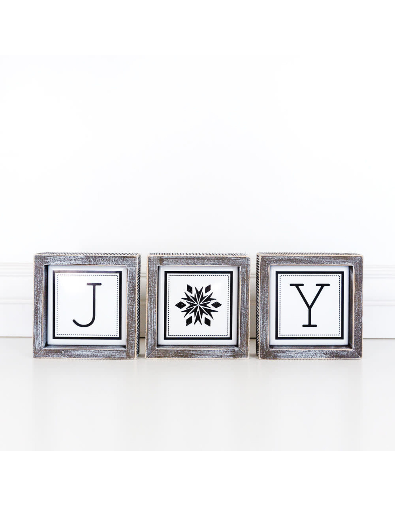 Adams & Co. Joy Wooden Framed Sign