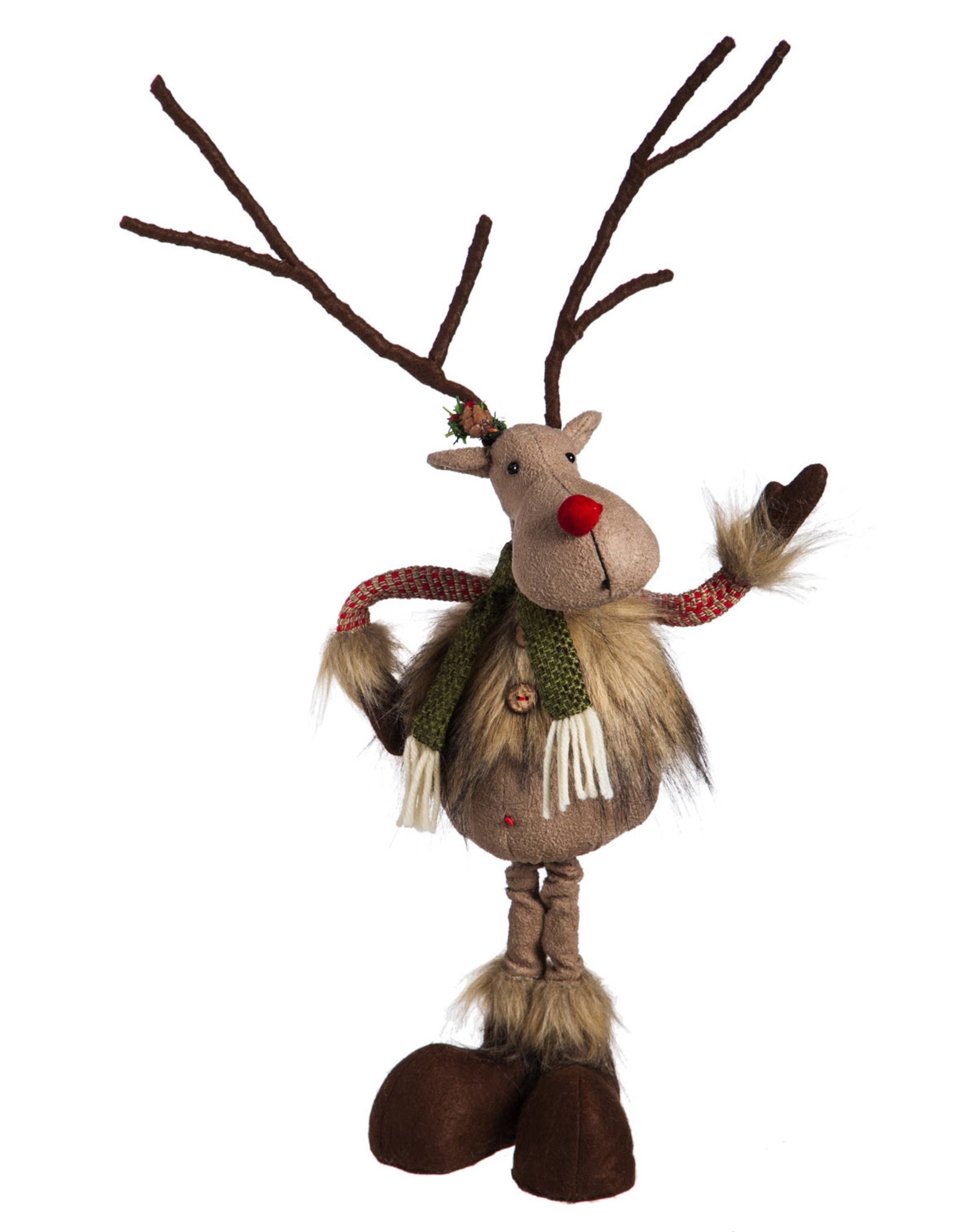Evergreen Enterprises Reindeer Posable Plush Décor