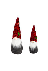 Evergreen Enterprises Plush Gnome with Sequin Hat Table Décor Set 2