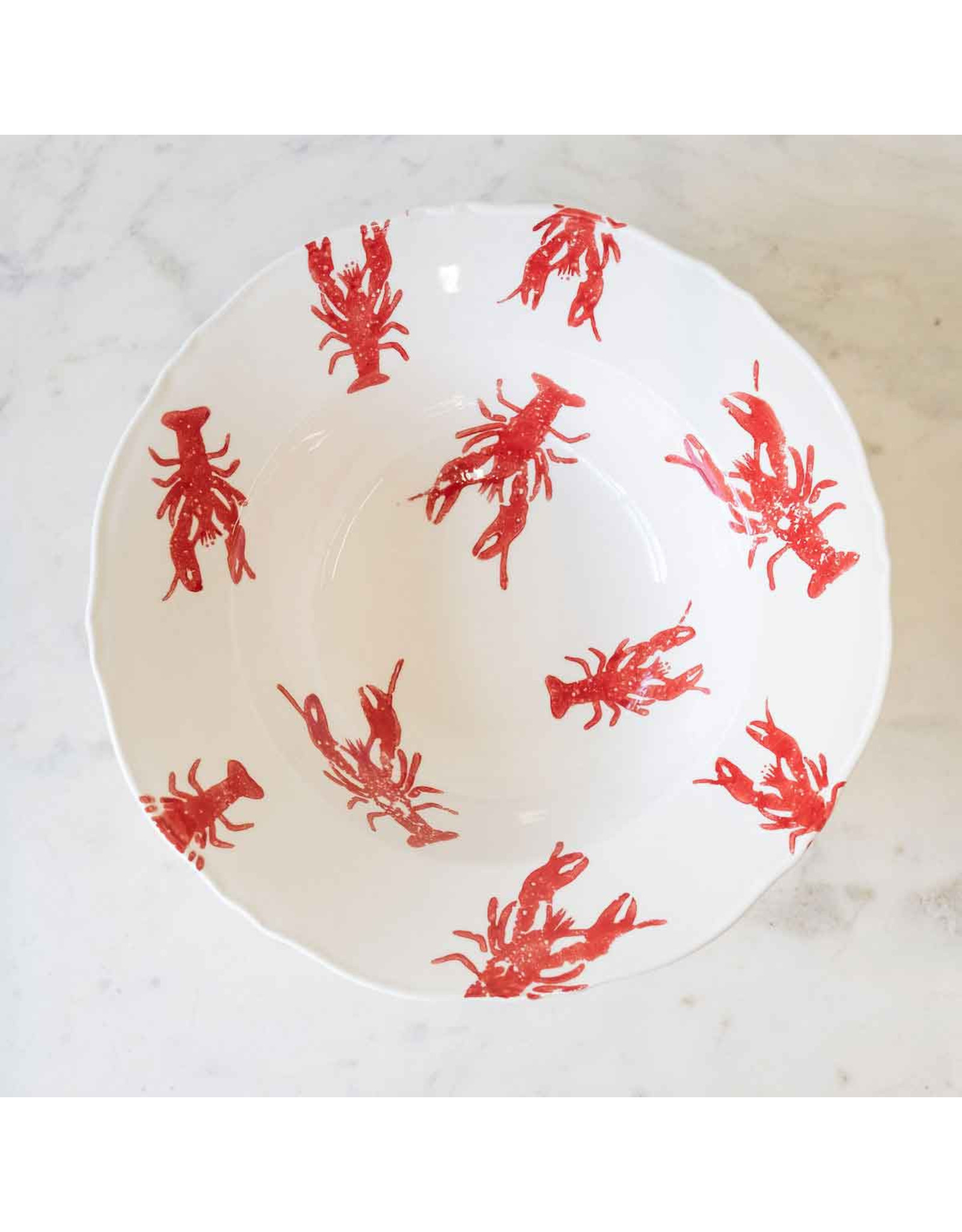 The Royal Standard Watercolor Crawfish Serving Bowl