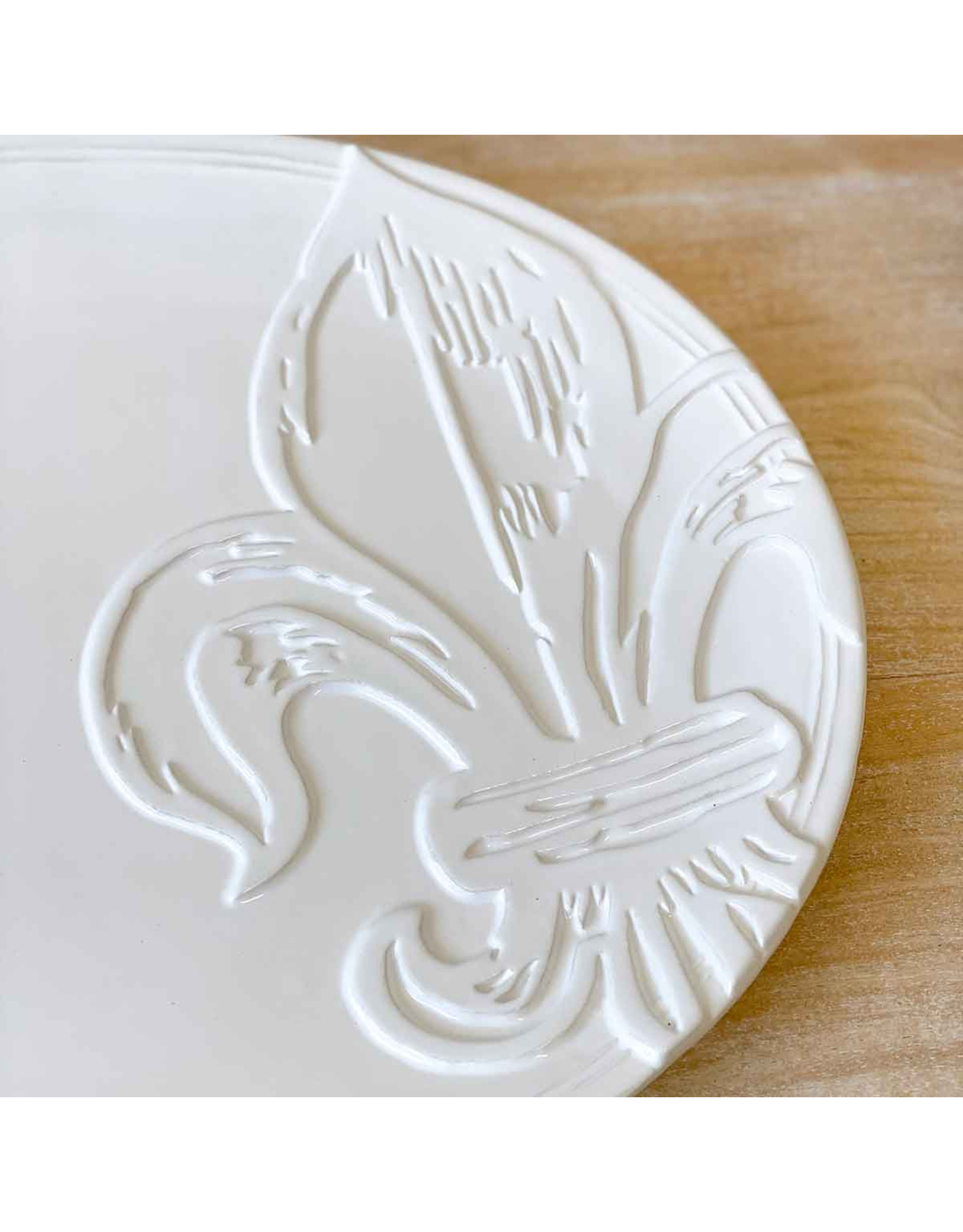 The Royal Standard Tuscan Fleur Embossed Platter 16x12