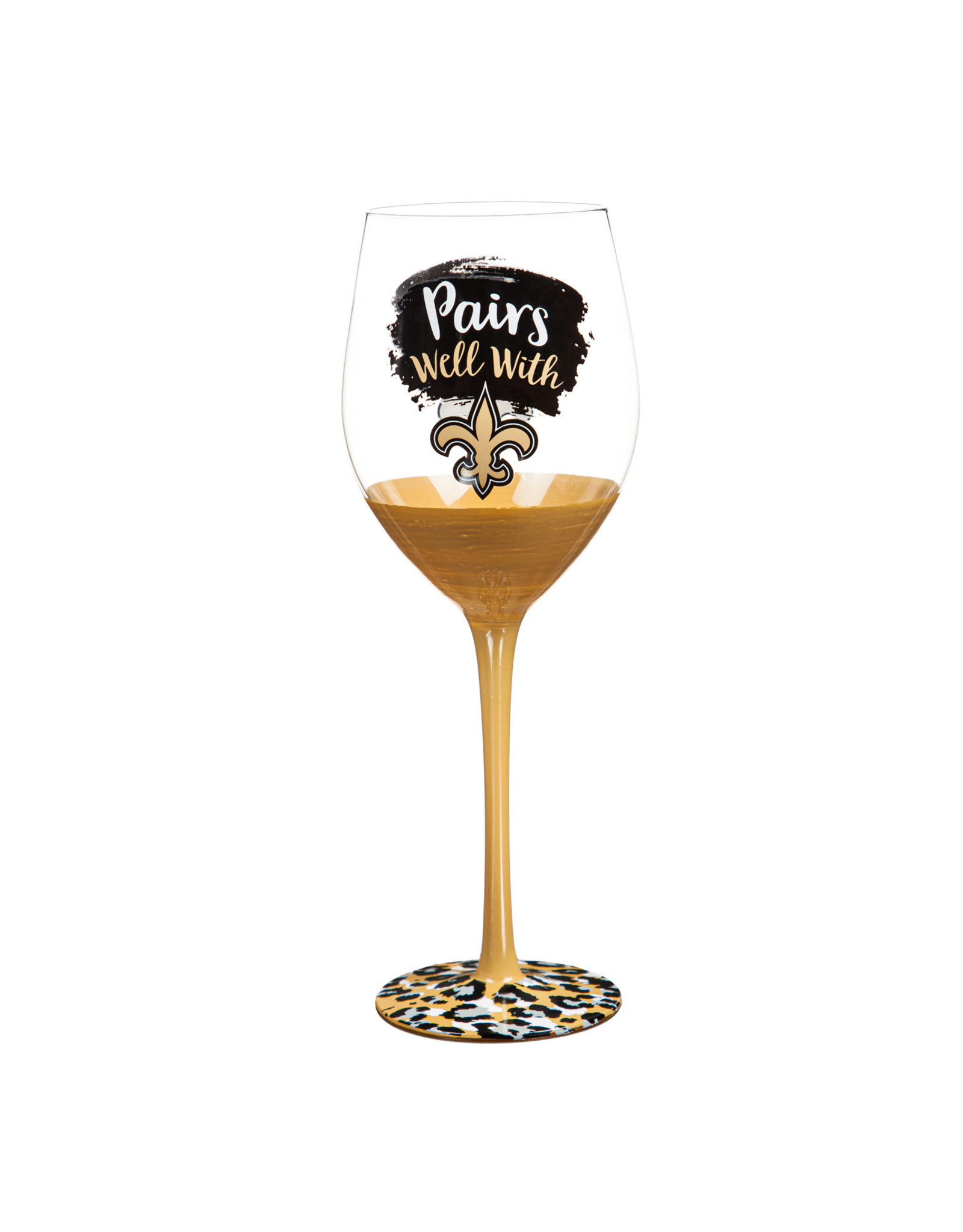 Evergreen Enterprises New Orleans Saints, 17oz Boxed Stemware