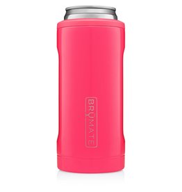 BruMate Hopsulator Slim | Neon Pink (12oz slim cans)