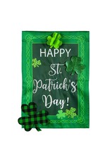 Evergreen Enterprises St. Patrick's Patterned Shamrocks Garden Applique