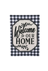 Evergreen Enterprises Classic Welcome Home Garden Applique Flag