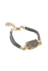 Kinsley Armelle Stone Collection-Slate Bracelet