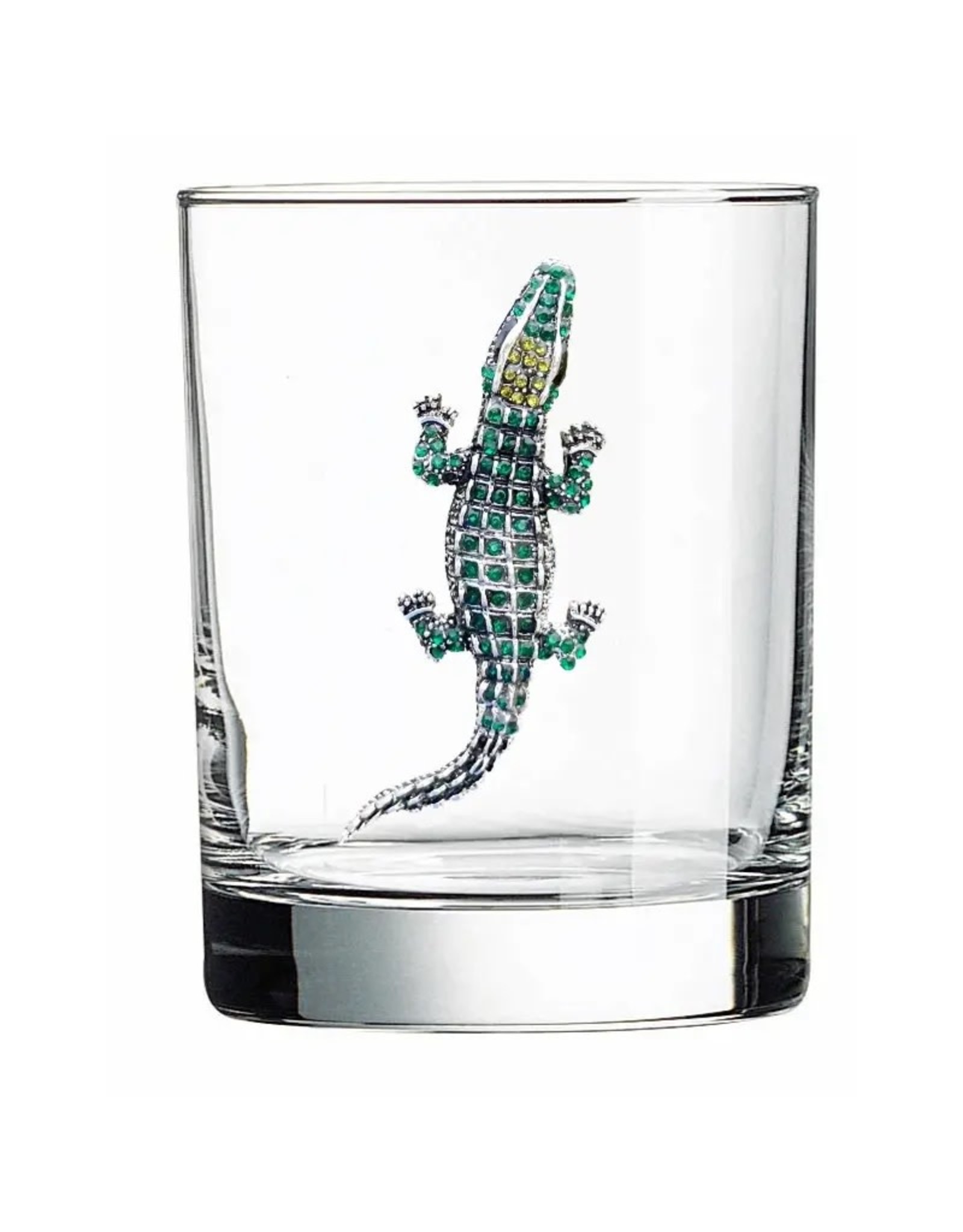 The Queen's Jewels Alligator Jeweled Double Old Fashioned