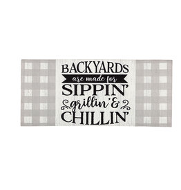 Evergreen Enterprises Sippin, Grillin, Chillin Sassafras Switch Mat