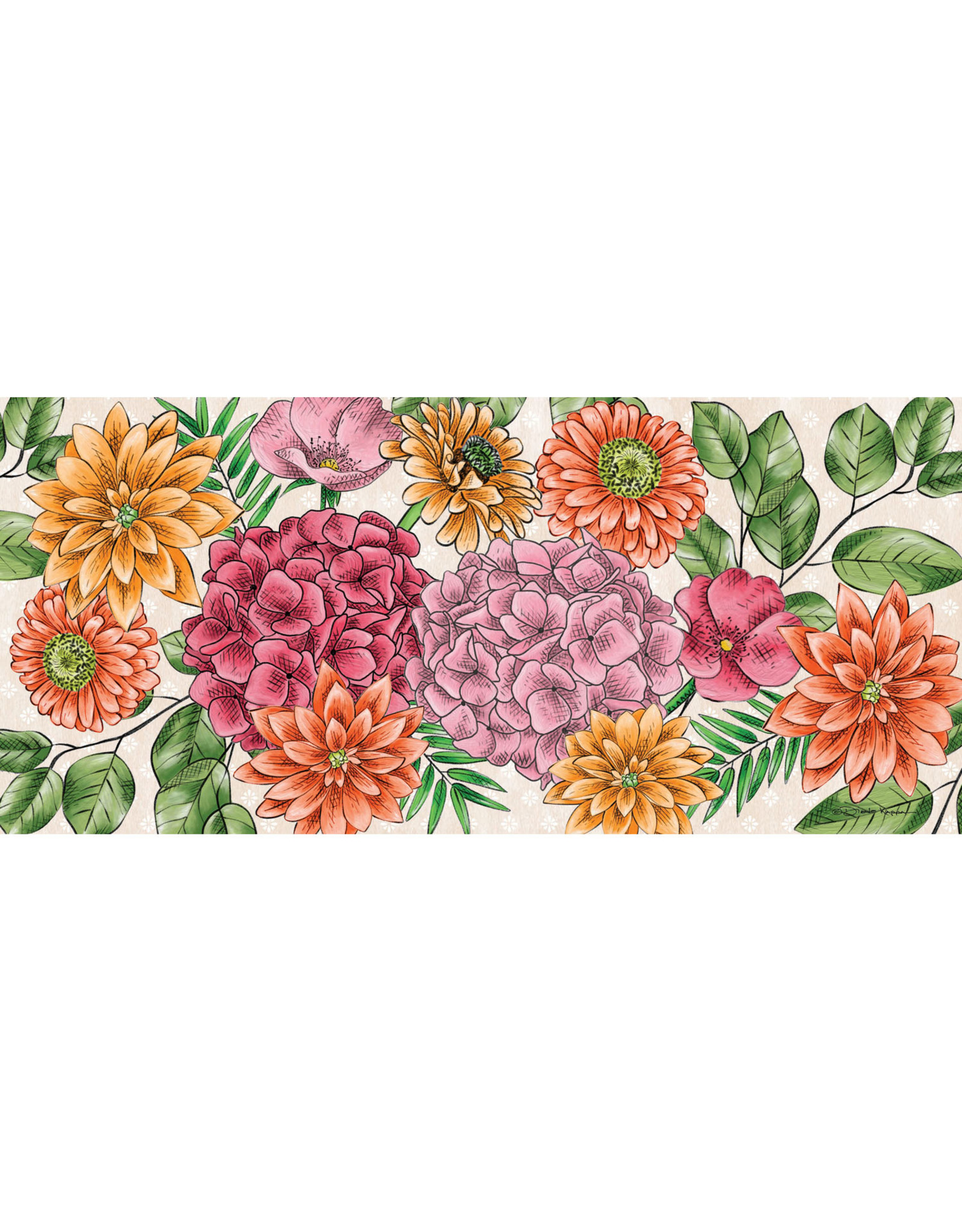 Evergreen Enterprises Hydrangea Bouquet Sassafras Switch Mat