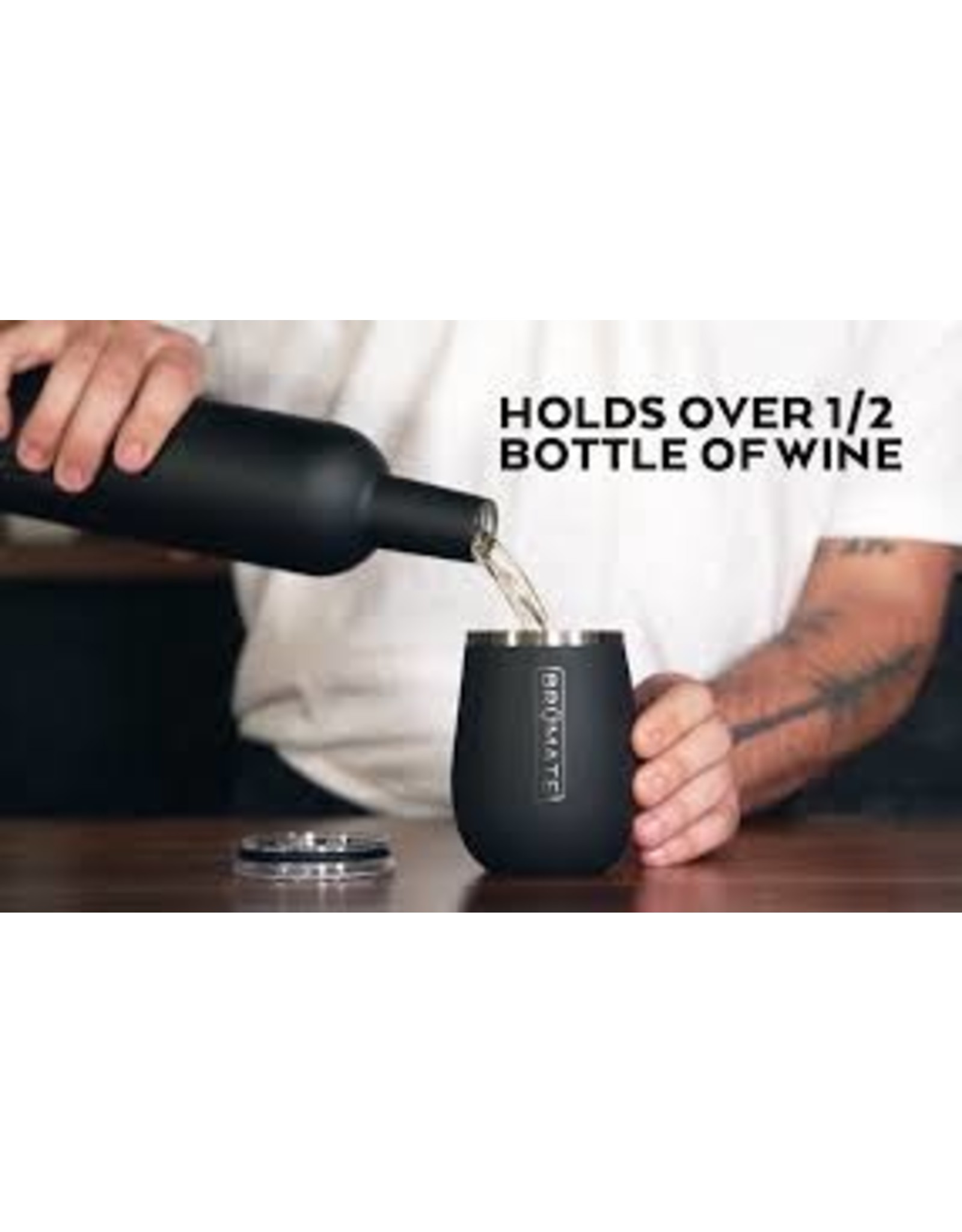 BruMate UNCORK'D XL MÜV 14oz Wine Tumbler | Matte Black