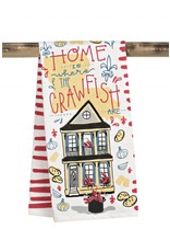 The Parish Line Kitchen Towel – Home is Where the Crawfish are