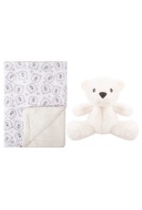 Gaz Concepts Modern Baby Blanket & Stuffed Animal Gift Set - Teddy Bear