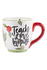 Glory Haus Floral Teach Love Inspire Mug