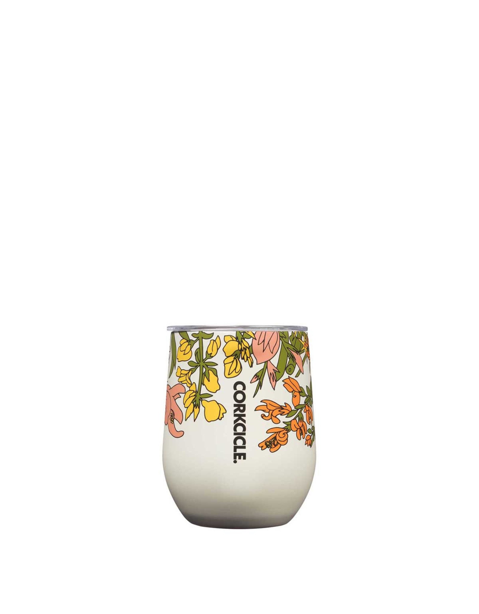 Corkcicle Stemless - 12oz Wildflower Cream