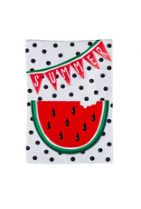 Evergreen Enterprises Summer Watermelon Garden Burlap Flag