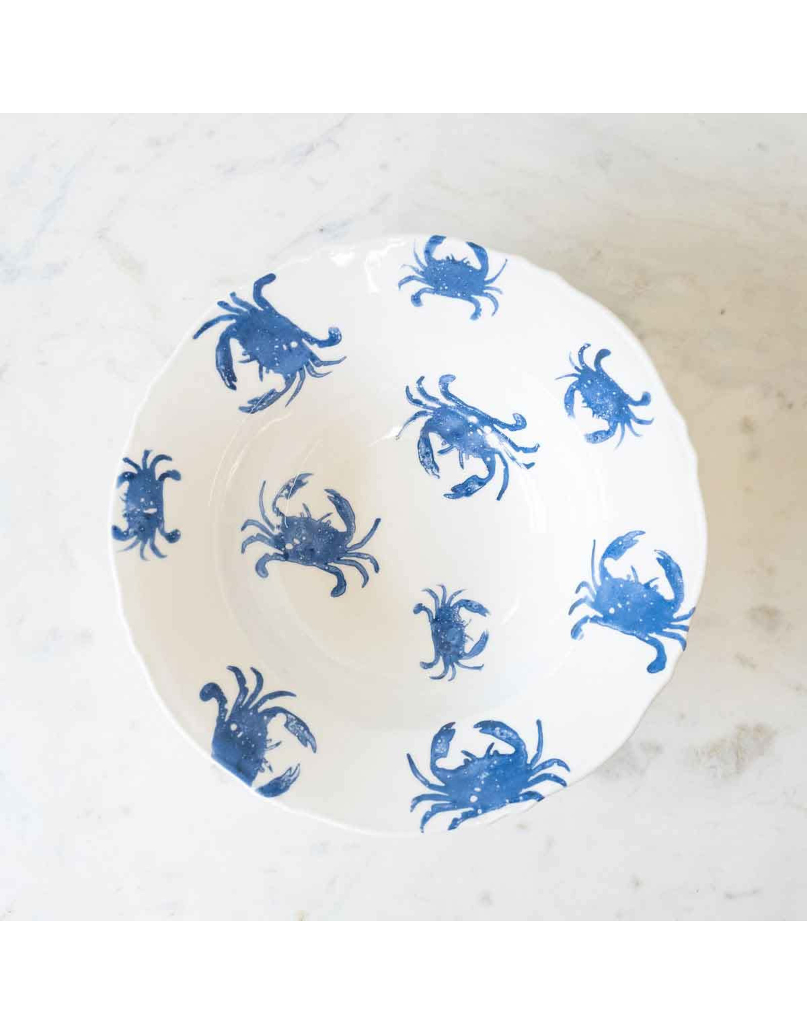 The Royal Standard Watercolor Crab Serving Bowl