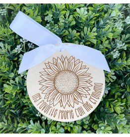 Miche Designs Miche Laser Cut Sunflower Grandma Ornament