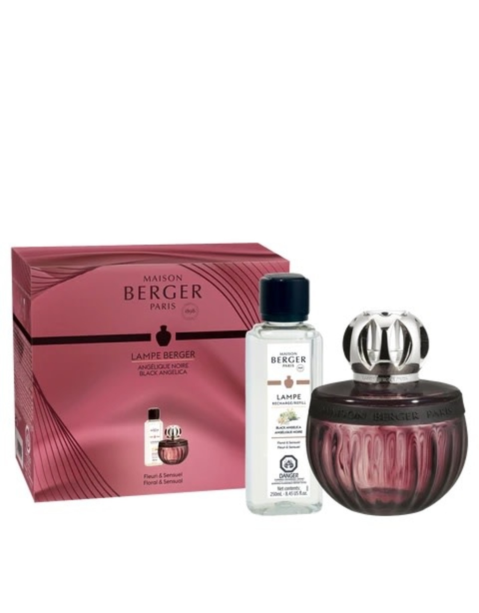 Maison Berger Duality Lamp Gift Set with Black Angelica