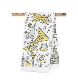 The Parish Line New Orleans Good Times Kitchen Towel