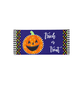 Evergreen Enterprises Patterned Jack-o-Lantern Sassafras Switch Mat Evergreen Enterprises Patterned Jack-o-Lantern Sassafras Switch Mat