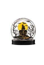 Evergreen Enterprises 5" LED Glass Halloween Disc Table Déco