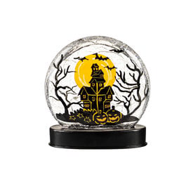 Evergreen Enterprises 5" LED Glass Halloween Disc Table Déco