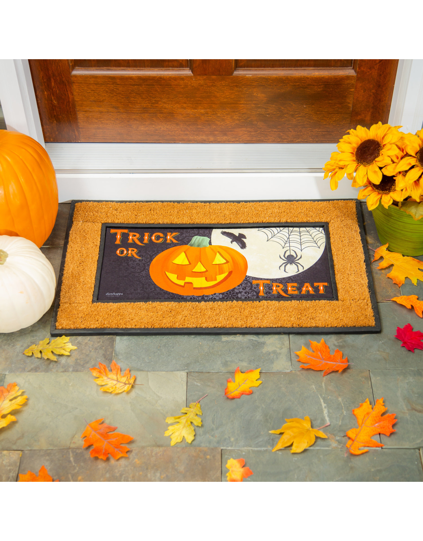 Evergreen Enterprises Trick or Treat Jack-o-Lantern Sassafras Switch Mat