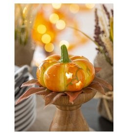 Evergreen Enterprises LED Ceramic Pumpkin Table Décor