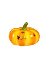 Evergreen Enterprises LED Ceramic Pumpkin Table Décor