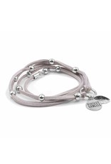 Kinsley Armelle Wrap Collection-Misty Bracelet Silver