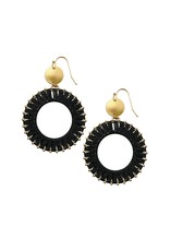 Kinsley Armelle Pinnie Collection - Raven Earrings