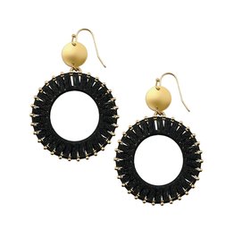 Kinsley Armelle Pinnie Collection - Raven Earrings