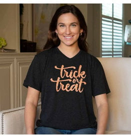 The Royal Standard Trick or Treat V-Neck T-Shirt -Med