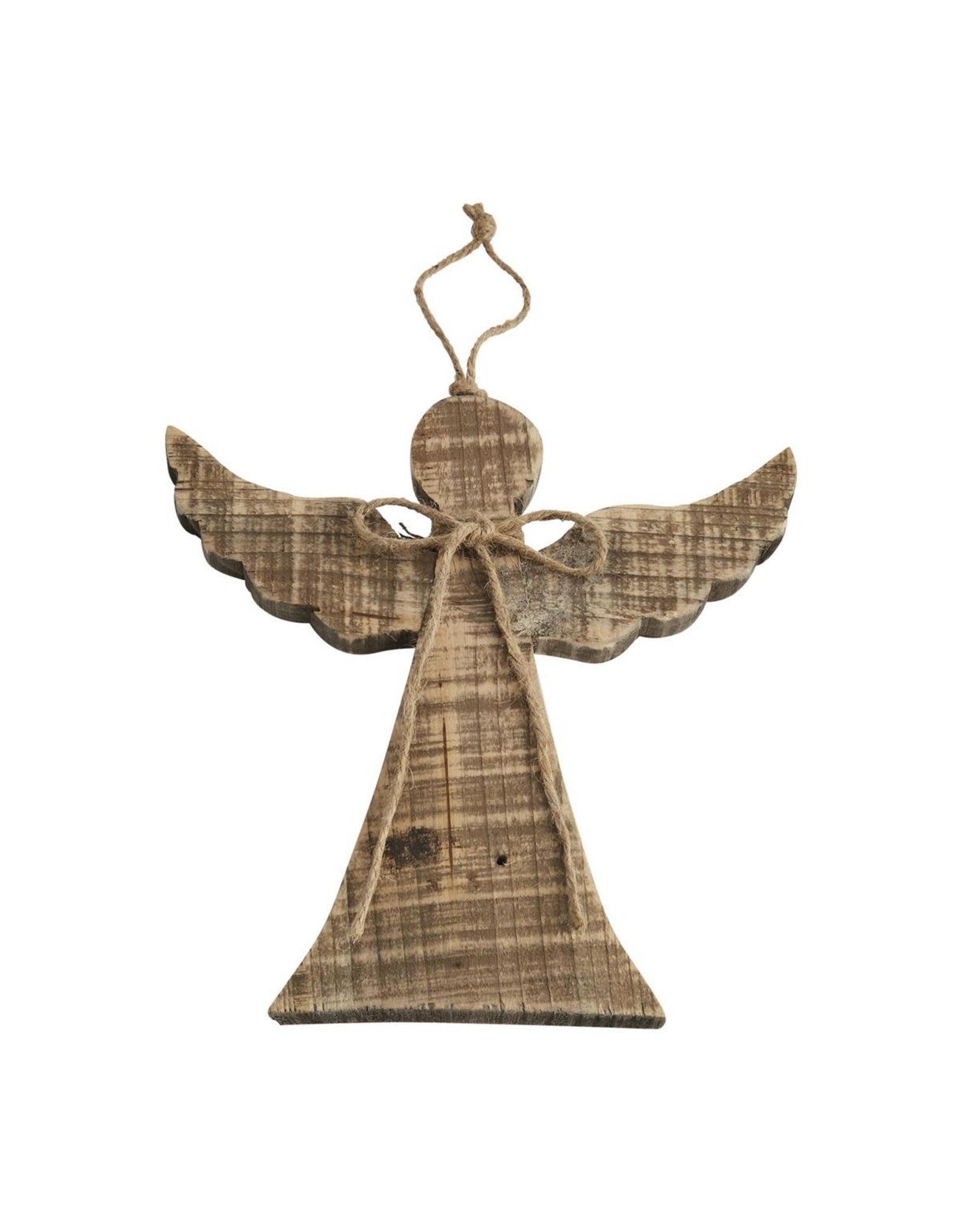 Mud Pie Small Angel Wood Ornament Hanger
