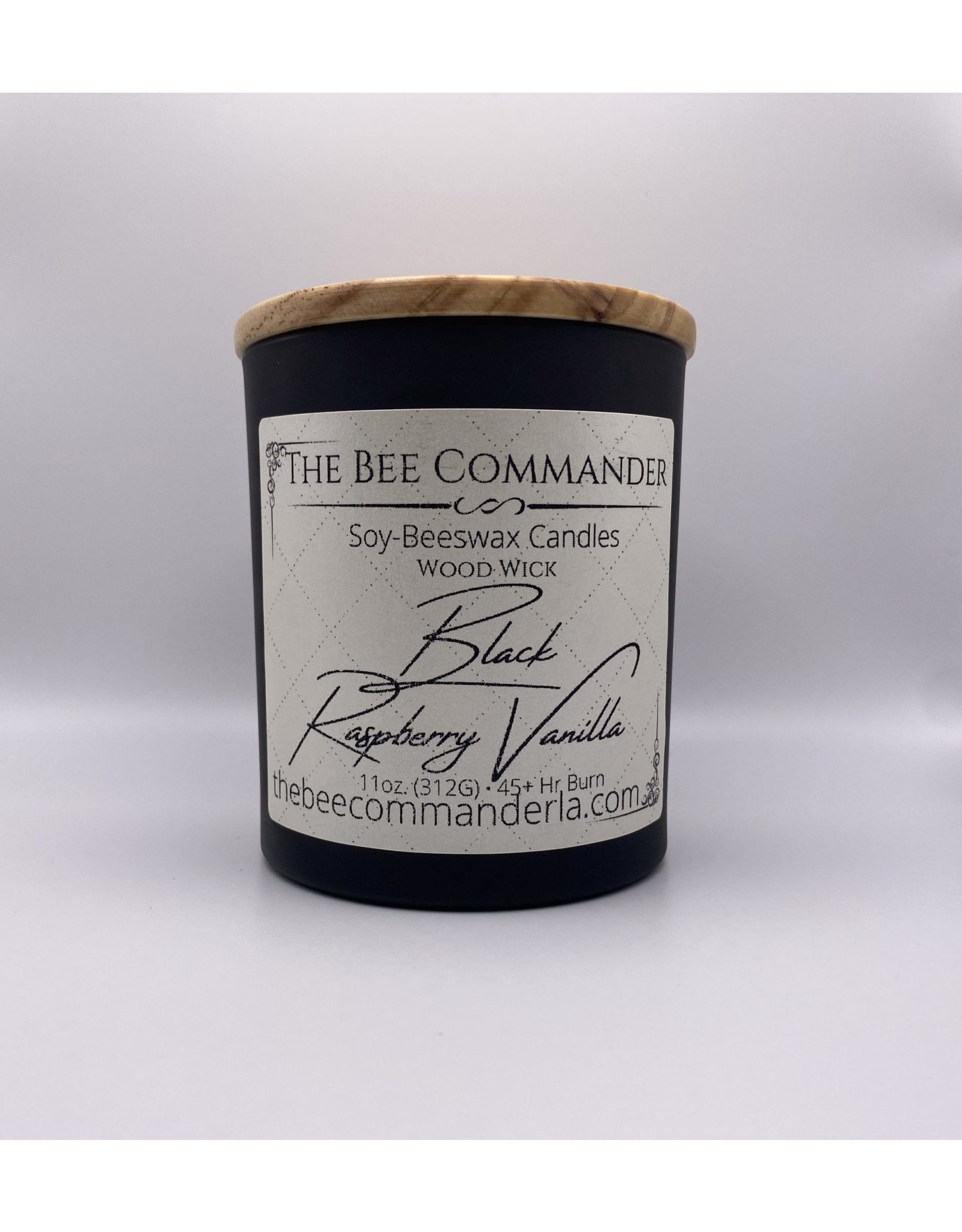 The Bee Commander Black Raspberry Vanilla Soy/Beeswax Candle