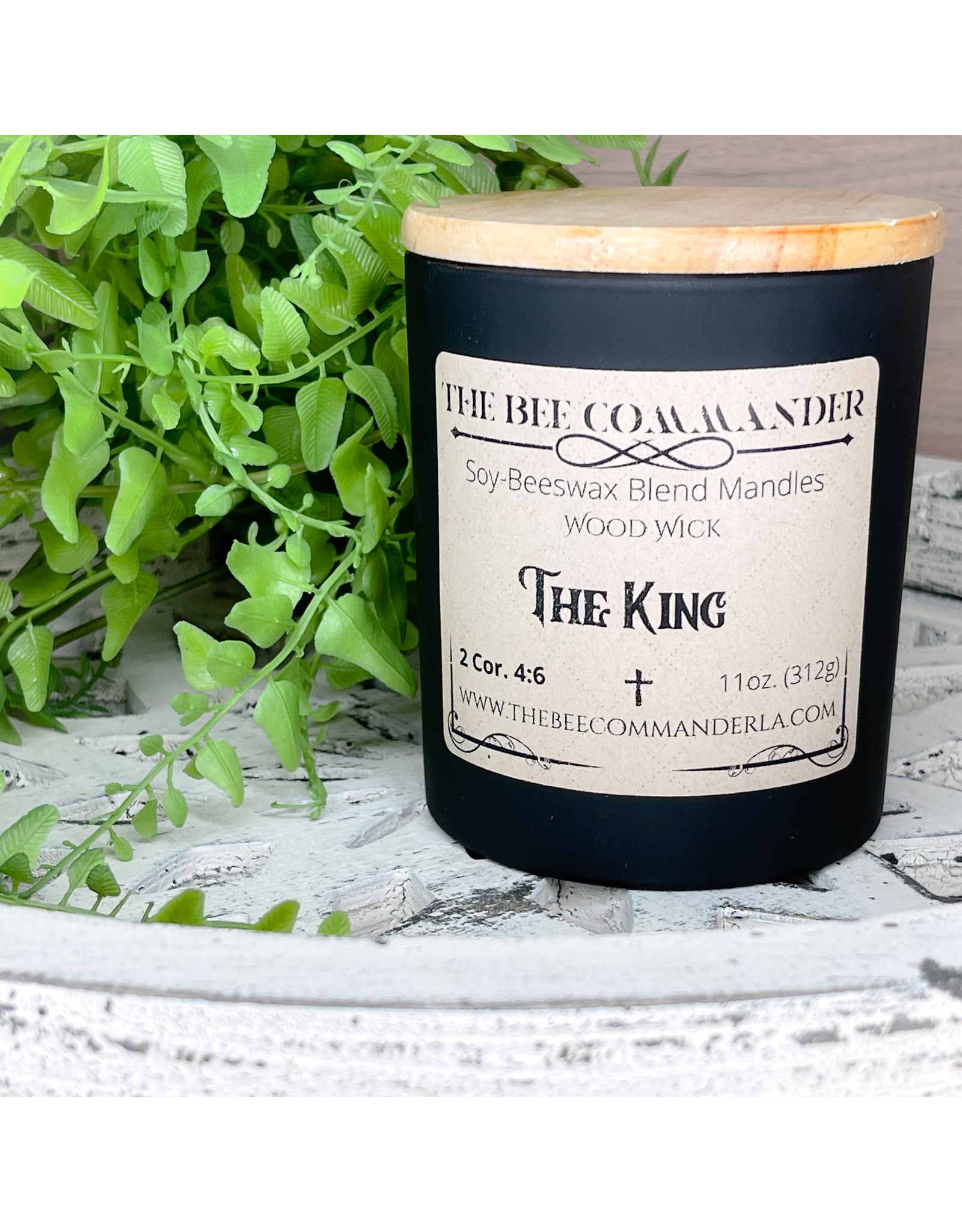 The Bee Commander The King Bee/Soy Candle 11oz